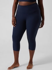 Athleta Blue Elation High Rise Capri Leggings - Image 1 of 6