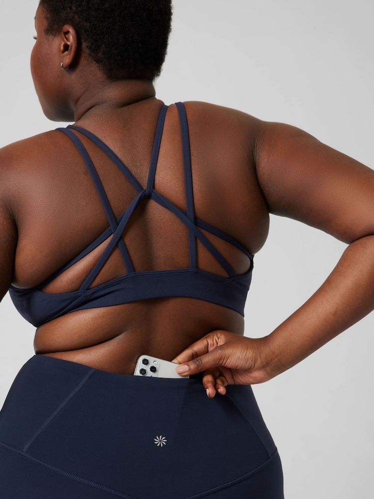 Athleta Blue Elation High Rise Capri Leggings - Image 6 of 6 Athleta Blue Elation High Rise Capri Leggings - Image 6 of 6