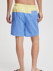 Blend Blue Retro 2 Colour Swimming Shorts - Image 2 of 4