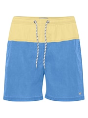 Blend Blue Retro 2 Colour Swimming Shorts - Image 4 of 4