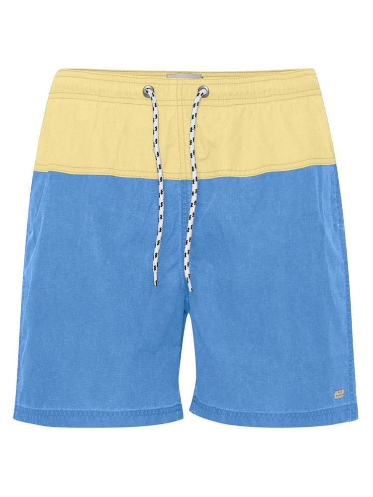 Blend Blue Retro 2 Colour Swimming Shorts - Image 4 of 4