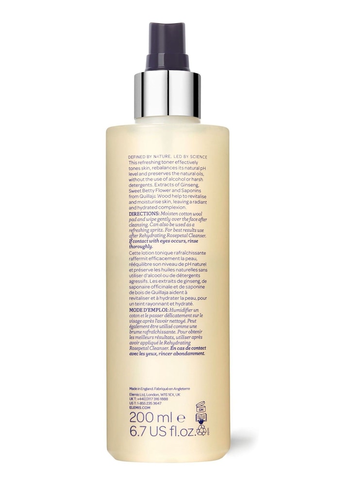 ELEMIS Rehydrating Ginseng Toner 200ml - Image 3 of 3 ELEMIS Rehydrating Ginseng Toner 200ml - Image 3 of 3