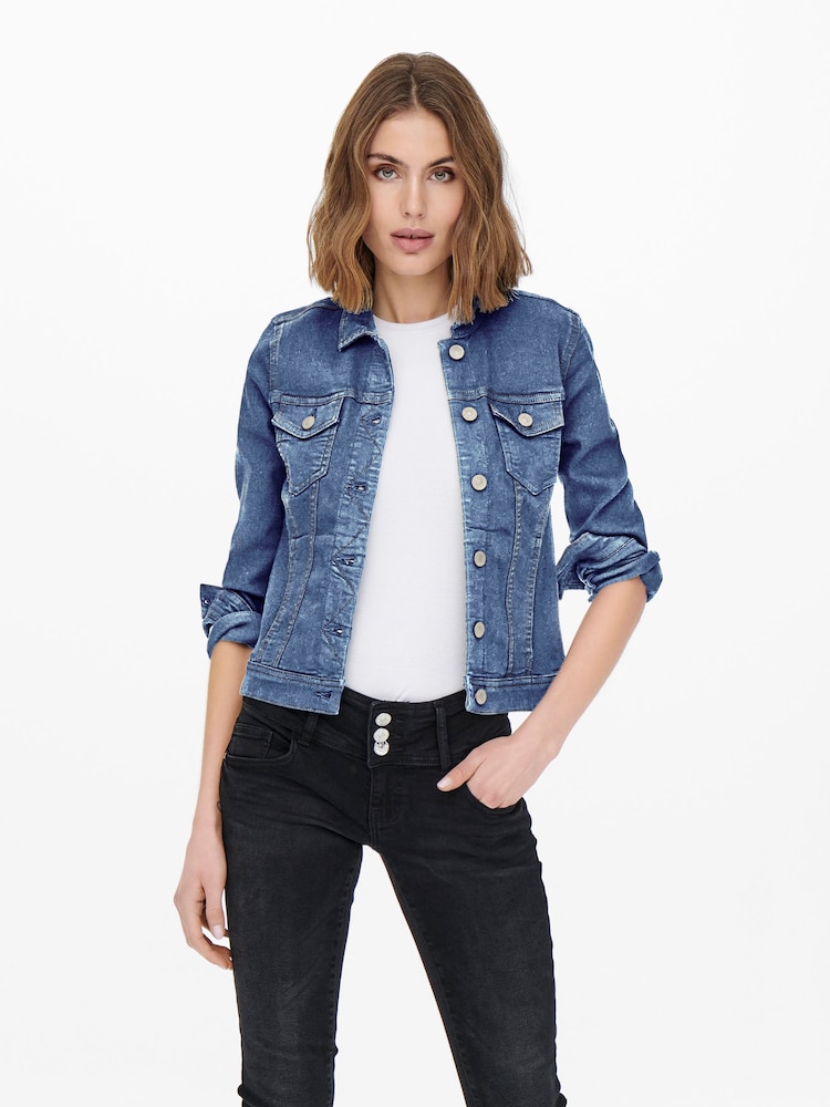 ONLY Light Blue Denim Jacket - Image 2 of 4