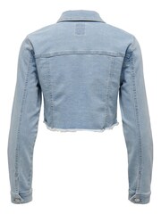 ONLY Blue Dark Wash Denim Jacket - Image 8 of 8