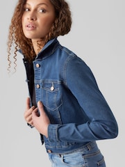 VERO MODA Medium Blue Denim Classic Denim Jacket - Image 4 of 5