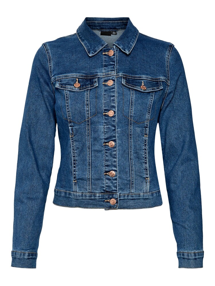 VERO MODA Medium Blue Denim Classic Denim Jacket - Image 5 of 5