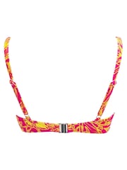 Pour Moi Pink Freedom Underwired Non Padded Wrap Bikini Top - Image 5 of 5