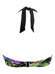 Pour Moi Black Halter St Lucia Underwired Bikini Top - Image 5 of 5