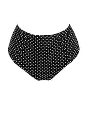 Pour Moi Black and White High Waisted Sicily Bikini Brief - Image 4 of 5