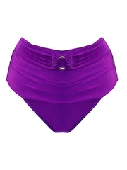 Pour Moi Purple High Waisted Samoa High Waist Control Bikini Bottom - Image 4 of 5