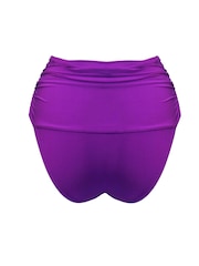 Pour Moi Purple High Waisted Samoa High Waist Control Bikini Bottom - Image 5 of 5