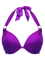 Pour Moi Purple Padded Samoa Boost Padded Underwired Top - Image 4 of 5