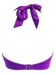 Pour Moi Purple Padded Samoa Boost Padded Underwired Top - Image 5 of 5