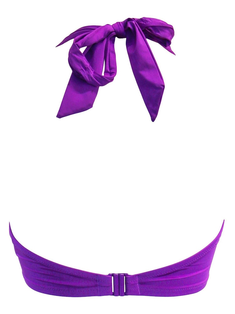 Pour Moi Purple Padded Samoa Boost Padded Underwired Top - Image 5 of 5