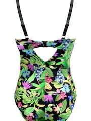 Pour Moi Black St Lucia Padded Underwired Swimsuit - Image 5 of 5