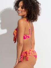 Pour Moi Pink Freedom Tie Fold Over Brief - Image 3 of 5