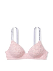 Victoria's Secret Purest Pink Geo Logo Non Wired Lightly Lined Bra - Image 3 of 3