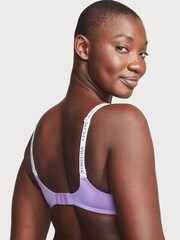 Victoria's Secret Secret Crush Purple Non Wired Logo T-Shirt Bra - Image 2 of 3