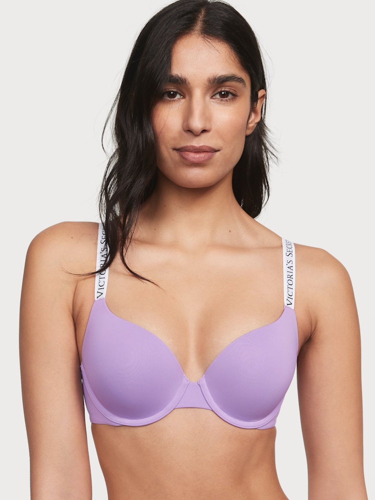 Victoria's Secret Secret Crush Purple Push Up Bra - Image 1 of 3