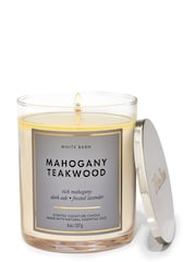 Bath & Body Works Mahogany Teakwood Mahogany Teakwood Signature Single Wick Candle 8 oz / 227 g - Image 1 of 1