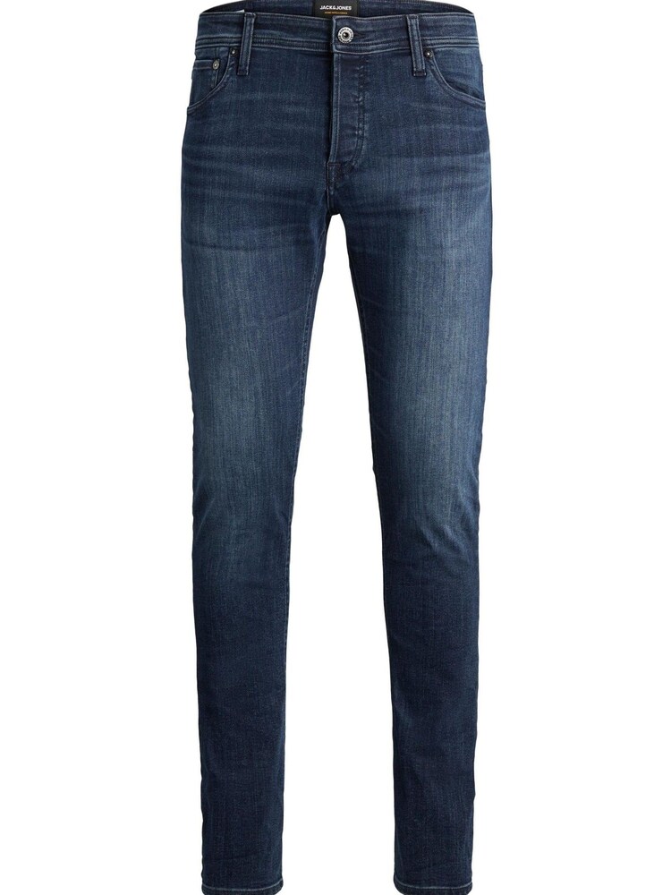 JACK & JONES Blue denim Glen Slim Super Stretch Jean - Image 6 of 6