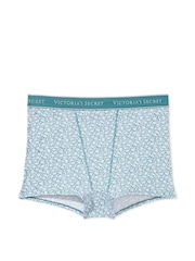 Victoria's Secret French Sage Ditsy Floral Green High Waisted Short Knickers - Image 3 of 3