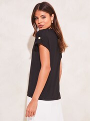Lipsy V Neck Military T-Shirt - Slika 2 iz 4