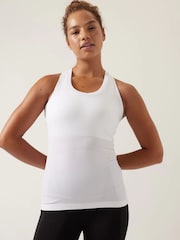 Athleta White Momentum Seamless Tank Top - Image 1 of 9