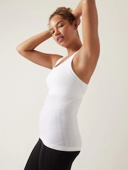 Athleta White Momentum Seamless Tank Top - Image 2 of 9