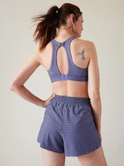 Athleta Blue Print A-C Cup Ultimate Ease Medium Impact Sports Bra - Image 2 of 4