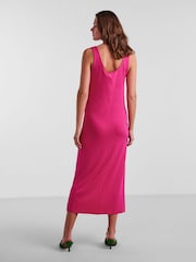 PIECES Pink Sleeveless Jersey Maxi Dress - Image 3 of 5
