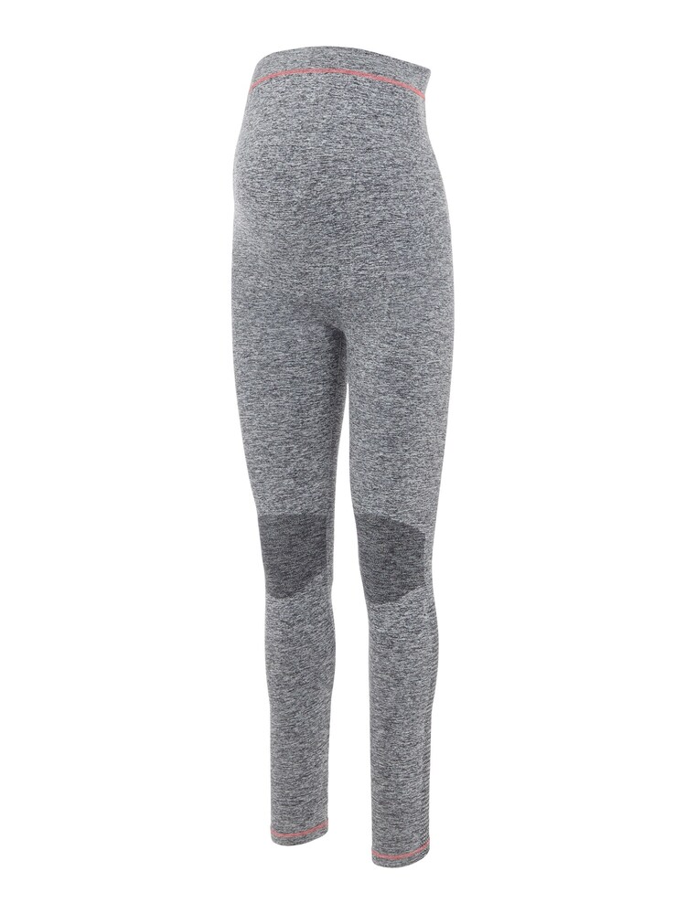 Mamalicious Light Grey Maternity Activewear Gym Over The Bump Stretch Leggings - Image 5 of 5