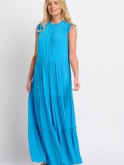 Brakeburn Blue Zenni Maxi Dress - Image 2 of 5