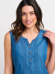Brakeburn Blue Lara Midi Dress - Image 3 of 4