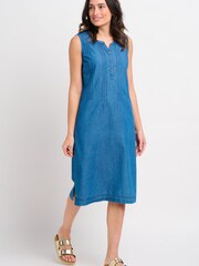 Brakeburn Blue Lara Midi Dress - Image 4 of 4