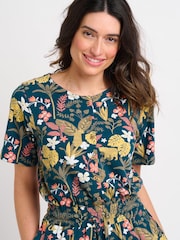 Brakeburn Green Botanical Jungle Jumpsuit - Image 3 of 4