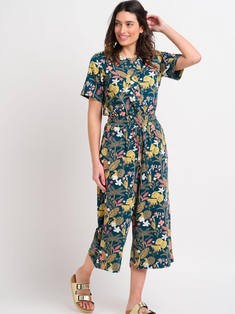 Brakeburn Green Botanical Jungle Jumpsuit - Image 4 of 4 Brakeburn Green Botanical Jungle Jumpsuit - Image 4 of 4