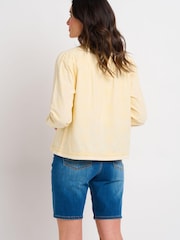 Brakeburn Yellow Broderie Bomber Jacket - Image 2 of 5