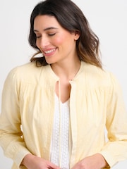 Brakeburn Yellow Broderie Bomber Jacket - Image 3 of 5