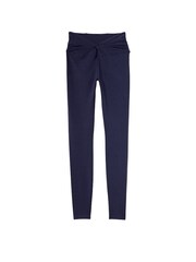 Victoria's Secret PINK Midnight Navy Blue Cotton Twist Waist Full Length Leggings - Image 3 of 3