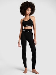 Victoria's Secret PINK Pure Black Long Logo Legging - Image 1 of 4