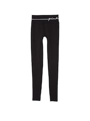 Victoria's Secret PINK Pure Black Long Logo Legging - Image 4 of 4