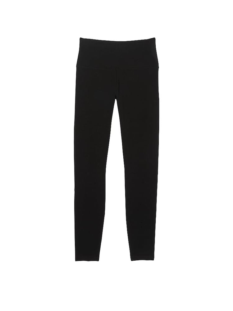 Victoria's Secret PINK Pure Black Cotton Legging - Image 1 of 1 Victoria's Secret PINK Pure Black Cotton Legging - Image 1 of 1