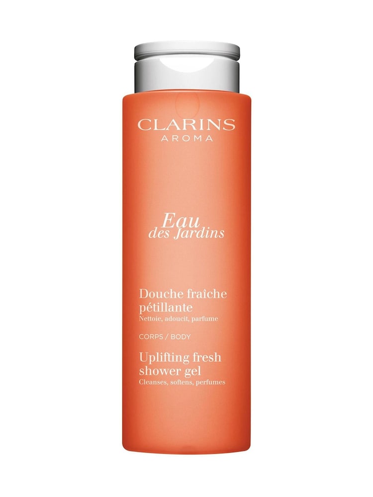 Clarins Eau des Jardins Uplifting Fresh Shower Gel 200ml - Image 1 of 5
