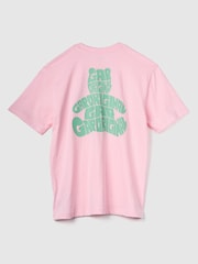 Gap Pink Brannan Bear Graphic Short Sleeve Pocket T-Shirt - Image 3 of 3