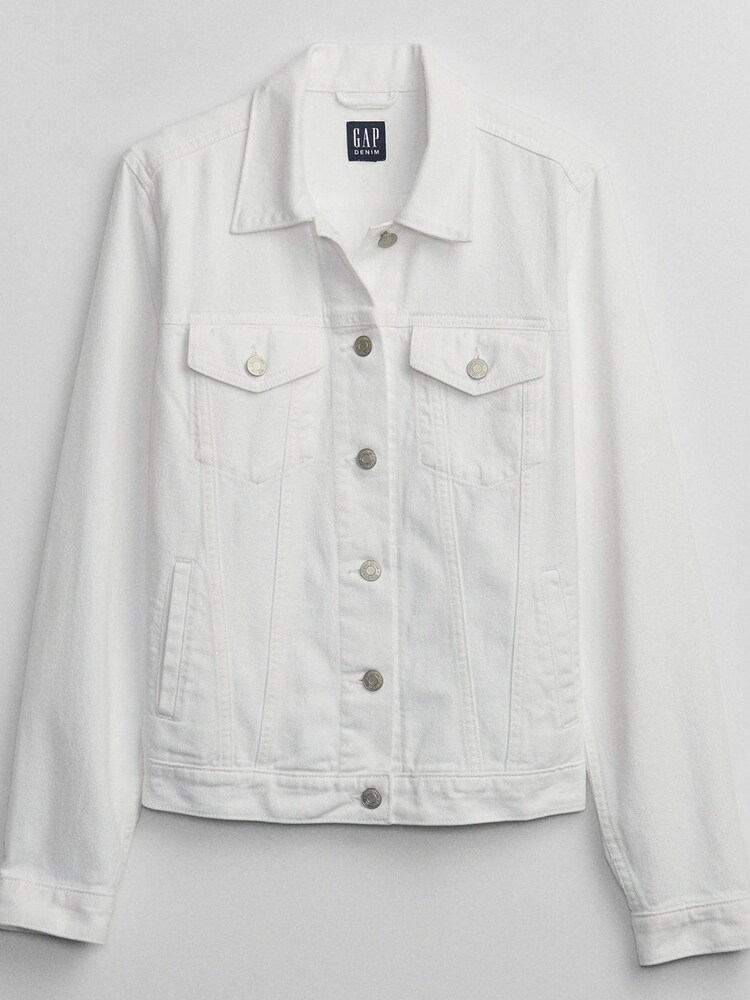 Gap White Icon Denim Jacket - Image 3 of 3