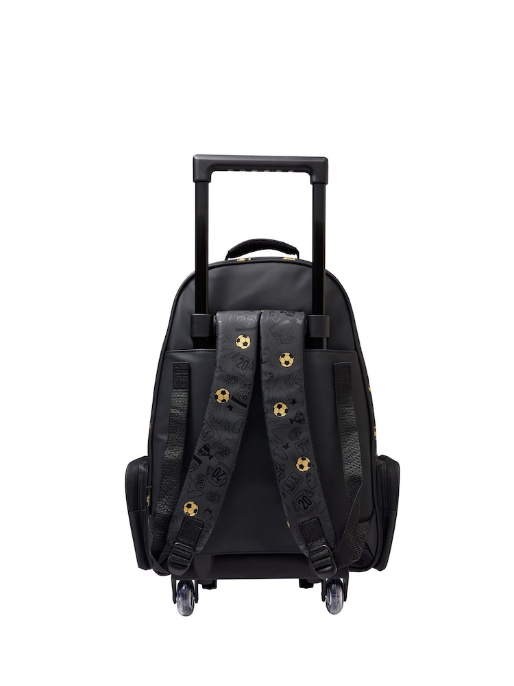 Smiggle Black 20th Birthday Light Up Trolley Backpack - Image 2 of 4