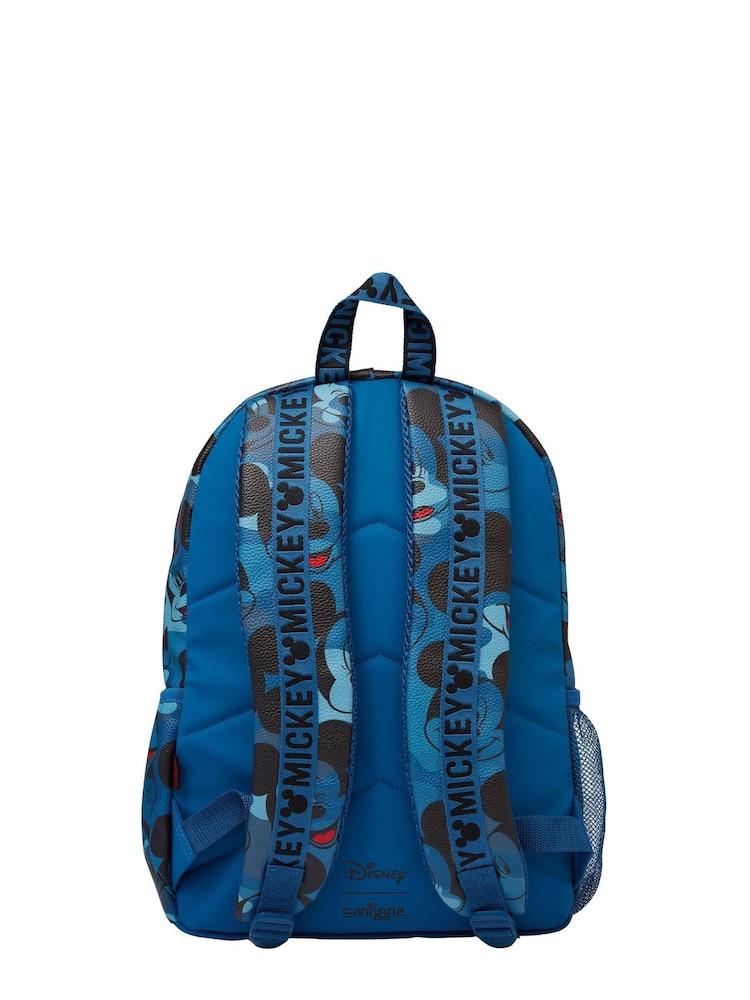 Smiggle Blue Mickey Mouse Disney Classic Backpack - Image 2 of 3
