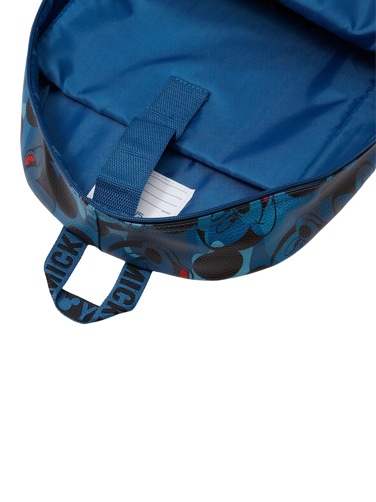 Smiggle Blue Mickey Mouse Disney Classic Backpack - Image 3 of 3