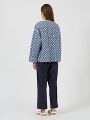 Great Plains Navy Blue Aspen Quilting Reversible Jacket - Image 3 of 4